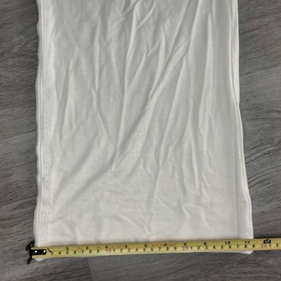 NWT Joan Boyce 2 Piece Outfit Cream Cold Shoulder Top Pants 2 XL - Picture 11 of 14